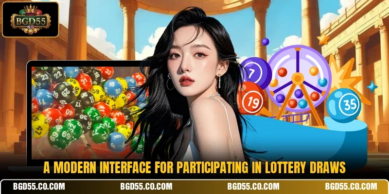 A modern interface for participating in lottery draws