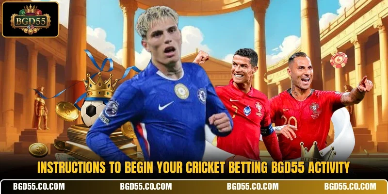 Instructions to begin your cricket betting BGD55 activity